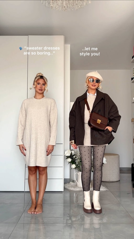 Let me style you!! 😮 Yay or Nay? VOTE BELOW ⬇️ I’m obsessed with this fashion hack 🫶🏻 The most perfect @kiabi_malta autumn/winter outfit 🍂 ..and can we talk about that jacket.. OBSESSED 🤩 Tag a bestie who would love this look!! 👭 

Full outfit: @kiabi_malta ✨