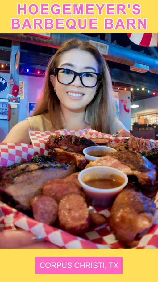 Digging into real-deal Texas BBQ at Hoegemeyer’s Barbeque Barn in Corpus Christi 🔥 From tender brisket to smoked ribs, this local spot is the definition of a hidden gem for BBQ lovers.

Hoegemeyer’s Barbeque Barn
📍711 Concrete St, Corpus Christi, TX 78401

#TexasBBQ #CorpusChristi #HoegemeyersBBQ #BBQLovers #FoodReel #BBQTime #TexasEats #FoodieTexas #HiddenGem #CorpusChristiEats #SmokedBrisket #BBQJoint #FoodieReel #BarbecueLovers #TexasFoodie #FoodExplorer #BBQLife #TexasFoodScene #SmokedMeat #FoodVlogger