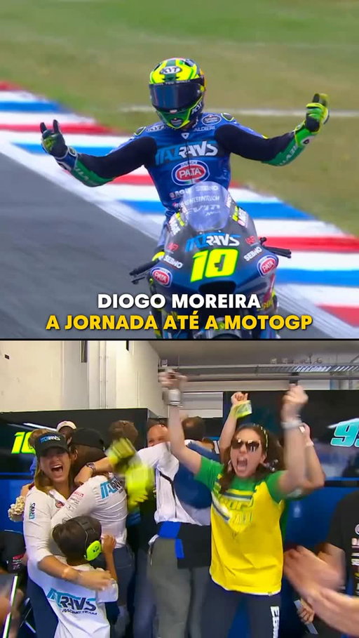 Tamo falando de MASTERCLASS, tá? 🤌
@diogomoreira_10 vai representar o nosso país na MotoGP, quebrando um jejum de 19 anos sem brasileiros na categoria 🇧🇷 🏁
 
Vai com tudo, brabo 🔥
 
__
 
@diogomoreira_10 is making history 
He will be the first Brazilian rider in MotoGP after 19 years 🇧🇷🏁

Congrats to our former @redullrookiescup Rider 🔥
#redbull #tedáaaasas #motogp #motorsports #diogomoreira #brasil