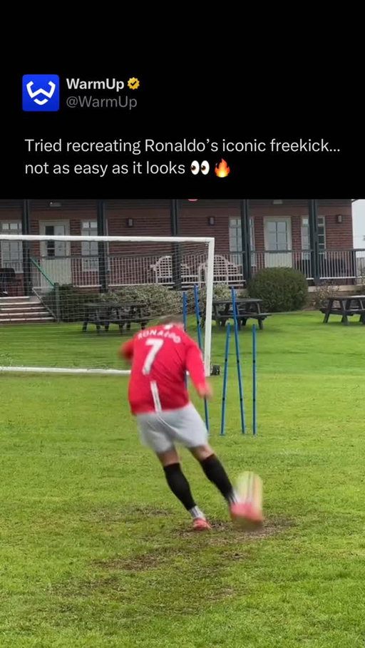 🥶

Cristiano Ronaldo’s freekick against Portsmouth in 2008 was pure football magic. He stood over the ball with that famous stance then unleashed a rocket that swerved dipped and left David James frozen. The ball hit the net before anyone could blink and fans still call it one of the most unstoppable freekicks ever seen in Premier League history.

(Via @ksfootball7 )
