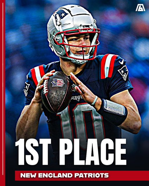 The Patriots are in 1st Place in the AFC East after 6 weeks for the first time since 2019.

A favorable schedule gives them a clear path to the playoffs and a potential division win 👀