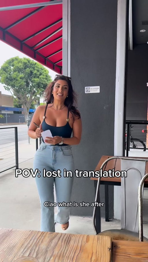 She’s just trying to be respectful… 

#comedy #italian #italiancomedy #actress #coffee