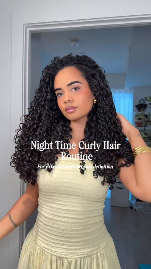 How to wake up with perfect curls ➰

This is how I’m able to wash my hair at night without having to sleep with wet hair and it always looking amazing and moisturized the next day! 

Products:
@cliganic argon oil
@fentyhair clarifying shampoo
@gisou hydrating shampoo & leave in 
@rizoscurls vitamin c mask
@kerastase_official gloss leave in
@ilovethedoux bee girl
@jvnhair shine drops 

Tools 
Scalp massager 
@patternbeauty hair steamer
@bouncecurl define brush 
@amazonca bonnet 

#curlyhairroutine #hairhack #healthyhair #naturalhair