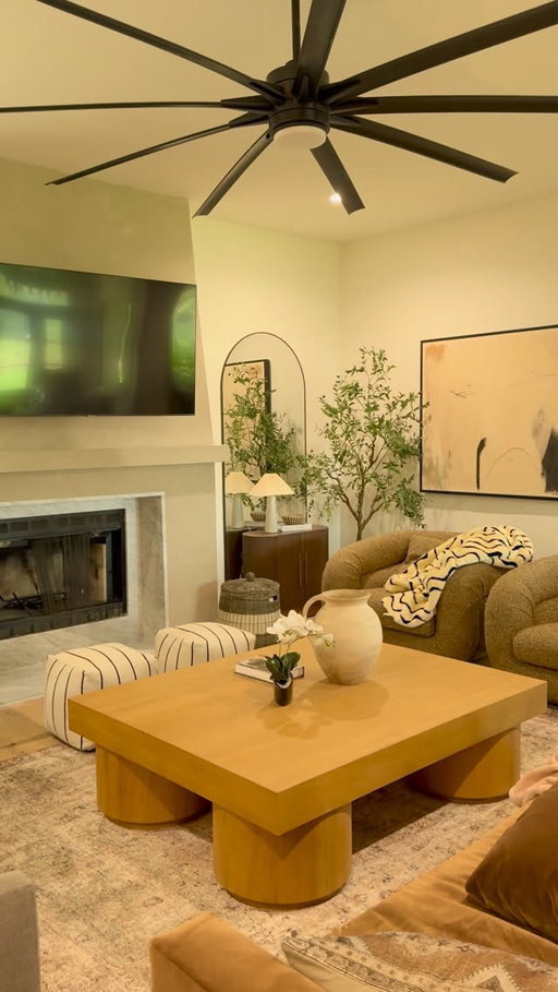 Curating the perfect space is a journey, not a race. ✨ The best environments come from taking the time to truly understand what works best for you. Don’t be in a rush to fill it up, let it evolve, piece by piece.
✨Comment “Time” for living room links!✨
 #SpaceCurator #HomeVibes #interiordesign #potterybarn #livingroomdesign