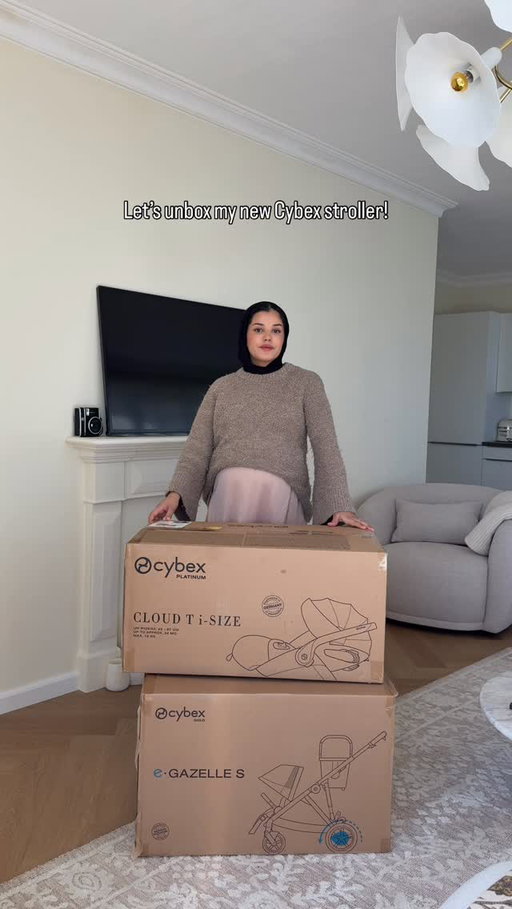 So excited for my mom era! 💕 Absolutely obsessed with my @cybex_global E-Gazelle S stroller!! smooth rides, sleek design, and that tech upgrade I didn’t know I needed! I picked it out when I was in my first trimester because yes, i know exactly what i want 😂 #cybex #cybexegazelles #cybexstroller #cybexglobal