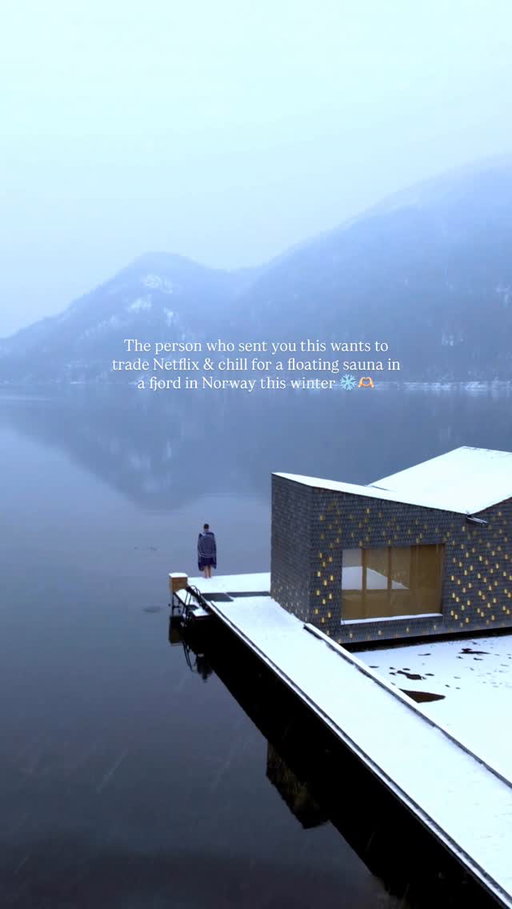 Sauna in Norway together? 🧖‍♂️🏔️

Hidden in the tiny village of Dalen, Norway - this floating glass sauna feels straight out of a dream.
⠀
This is Soria Moria Sauna. You can actually book it all to yourself for just $30–$90 for 2 hours, depending on your group size 👀
⠀
Save this for your next Norway trip 🇳🇴

#norway #norge #norway🇳🇴 #sauna 

Travel Tips Norway | Bucket List Experience | Fjords and Mountains | Scandinavia | Europe | North | Winter Vibes | Cinematic | Travel Inspo | Roadtrip