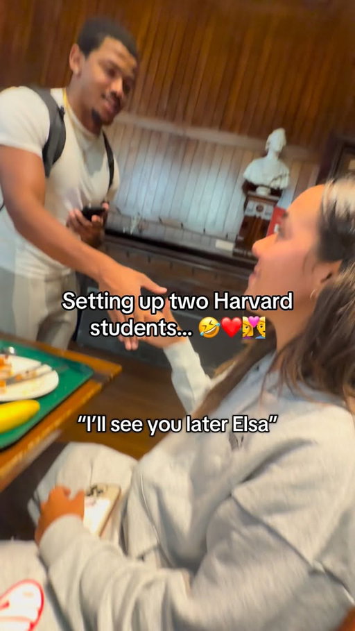 NO WAY THIS WORKED AYEE LET’S GOOOO HAHA AYEE! #omg #harvard #meganmillion #fyp #matchmaking