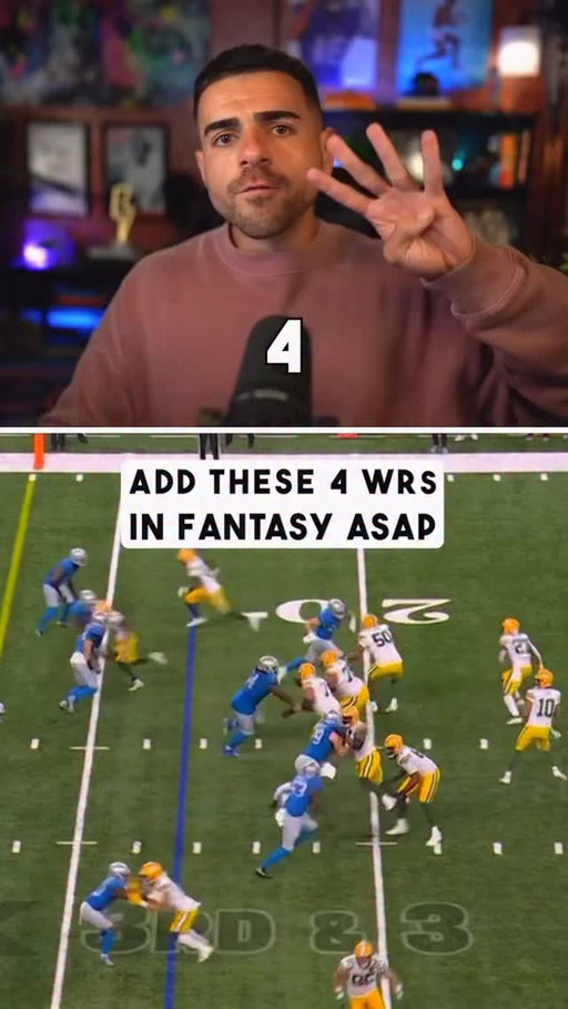 4 Wide Receivers you need to add in your fantasy football league ASAP

#fantasyfootball