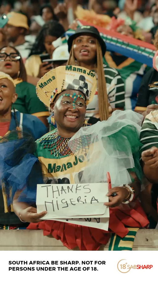 The Power Of the Rand ...(and the Naira) 😁 🇿🇦 

Siyabonga @ng_supereagles. Danko! 🇳🇬 

#DlalaCastle #FIFAWCQ