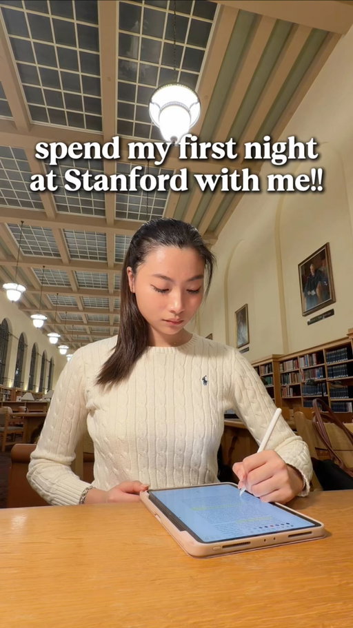 first night at stanford!! ⭐️

@bloomsupps #college #university #stanford #collegestudent #vlog #collegevlog #viral #study #studygram #nightroutine #stanforduniversity #dailyvlog #collegedecision #collegelife #studymotivation #diml #dayinthelife #gurwm #productivity #skincare #healthylifestyle #studying #womeninstem #womenintech #bloompartner