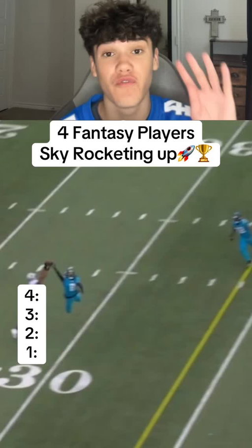 4 Players Sky Rocketing up Fantasy Football rankings right now🚀#fantasyfootball #fantasyfootballadvice #nflfootball #nfl
