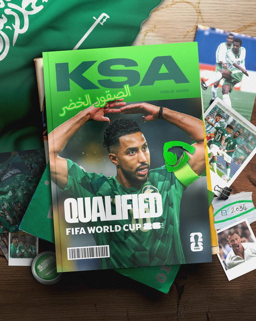 🇸🇦 Saudi Arabia have qualified for the #FIFAWorldCup! 

#WeAre26