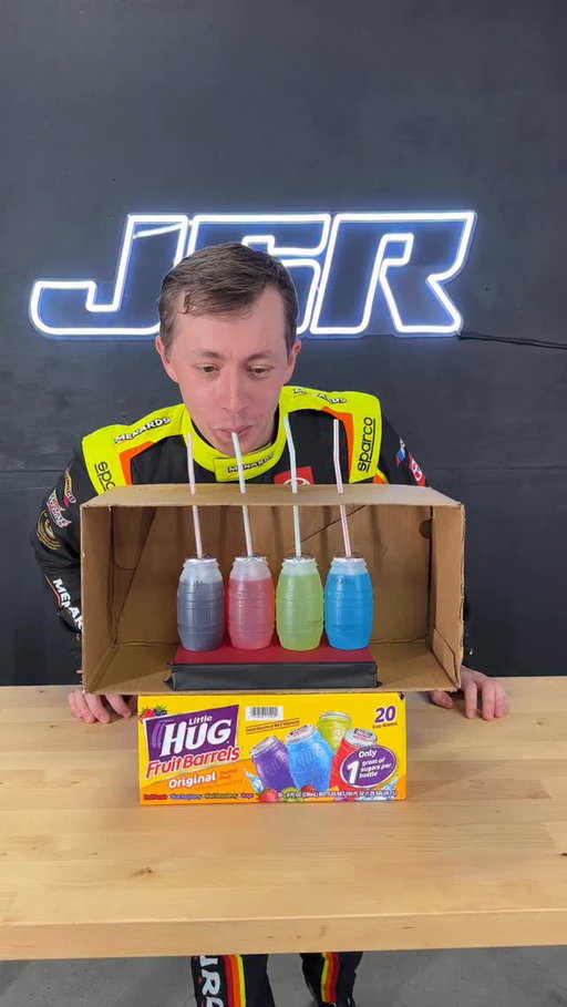 How many @littlehugfruitbarrels flavors can Brandon guess correctly? 🤣