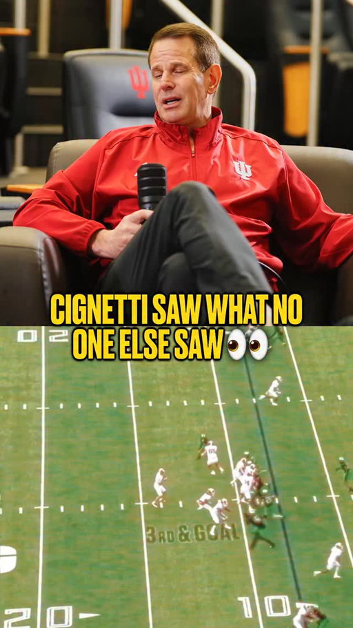 Curt Cignetti knew he was built to lead Indiana. 

2 years ago before even coaching his first game at IU, I sat down with him and the confidence he had was unbelievable… 

And he’s backed it up with results.
