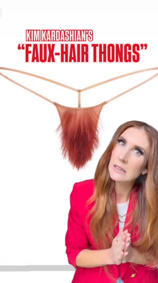 Thanks Kim! ⁣Are you buying this?
⁣
#thong #skims #kimk #kimkardashian #fauxhair #merkin #kardashian
