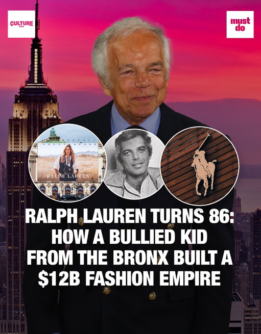 Ralph Lauren turns 86 today.

Born in the Bronx to immigrant parents, he changed his name, sold ties out of a drawer, and built one of the most powerful brands in fashion.

He didn’t just design clothes, he built a world.

From The Great Gatsby to Polo Bar, from Madison Avenue to Monte Carlo, Ralph turned American aspiration into a $12 billion legacy.

A fashion icon who built his dream from scratch, no blueprint required.

Media via Shutterstock/IMDB/Wikimedia/Ralph Lauren Timeline

#culturecutmen #ralphlauren #mensstyle #mensfashion #fashionbusiness #fashionmogul