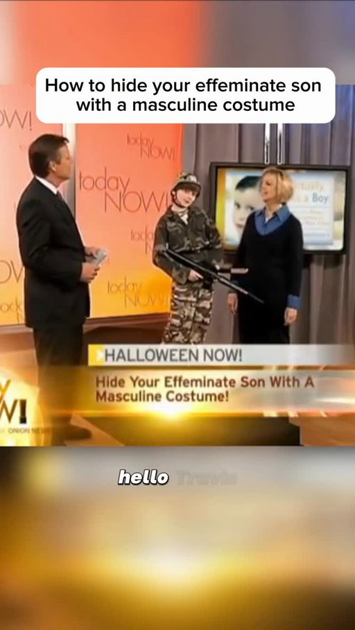 My favorite time of year say HELLO TRAVIS.
#theonion #halloween