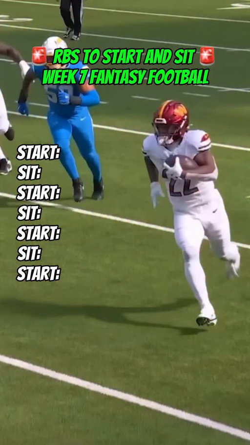 RB Start Sits Fantasy Football Week 7
#nfl #football #fyp #fantasyfootball #nflpicks #foru 
Week 7 Start Sits
Running Back Start Sits
Start Sits Week 7
Start Sits Fantasy Football
Kimani Vidal
Ashton Jeanty
Quinshon Judkins
Jaylen Warren
Javonte Williams
Kenneth Walker