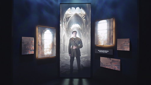 When the @nationalwwimuseum set out to bridge the distance between past and present, they collaborated with @Electrosonic to create something extraordinary. Using projection, interactivity and a 3D portal effect, visitors come face-to-face with the people of the Great War in a moving, immersive experience known as 'Encounters'.