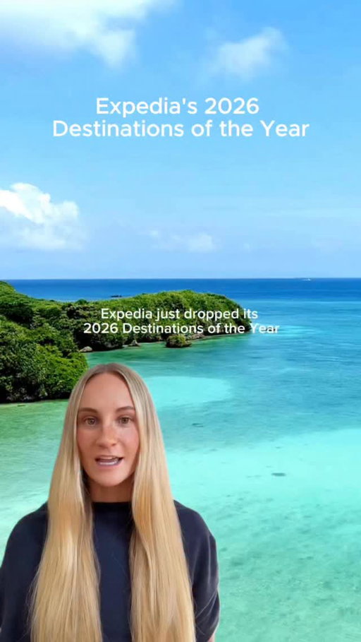 The trips everyone will be talking about in 2026 ✈️ Expedia’s Destinations of the Year highlight trending travel destinations that deserve a spot on your vision board. Check out the Unpack ‘26 report at the link in bio to see the full list of next year’s biggest travel trends. #UnpackTravelTrends