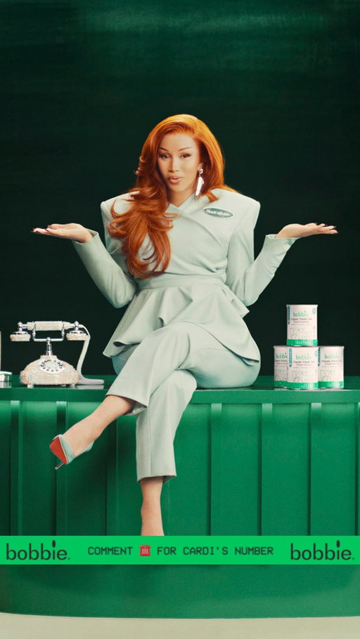 The B is for Bobbie. That’s right, @iamcardib is a Bobbie Mom, and she’s our new Chief Confidence Officer. 💅🏾

Moms deserve to feel confident they’ll deliver their babies safely, parents deserve to feel confident they’ll have protected paid family leave, and everyone deserves to feel confident they can feed their babies without judgement.

Cardi Bobbie’s first order of business: Sounding off to Congress about how the lack of paid leave and the maternal health crisis has impacted families in the U.S.

You with us? Comment ☎️ and we’ll DM you Cardi’s number. (Yes, that’s really her on the line ‼️)