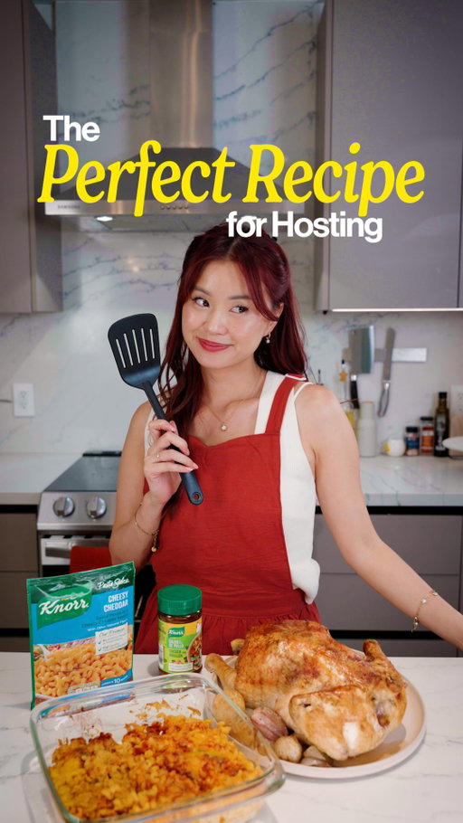 how did I do for my first real cooking video? 🫣 tysm @knorr for walking me through this friendsgiving meal. 

this is probs the most complex dish I’ve ever made! adulting XP increased! 

head to @Knorr for more friendsgiving tips!

#KnorrPartner #FriendsgivingDinnerDoOver