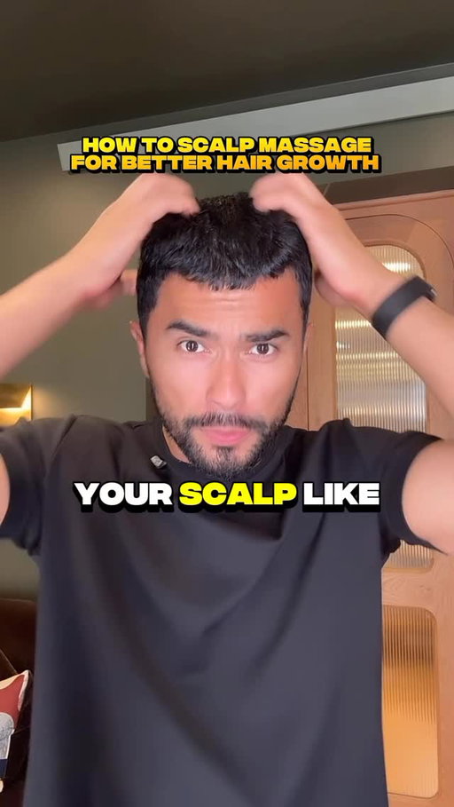 Do this hair massage to stimulate blood flow to your hair follicles for healthier hair!