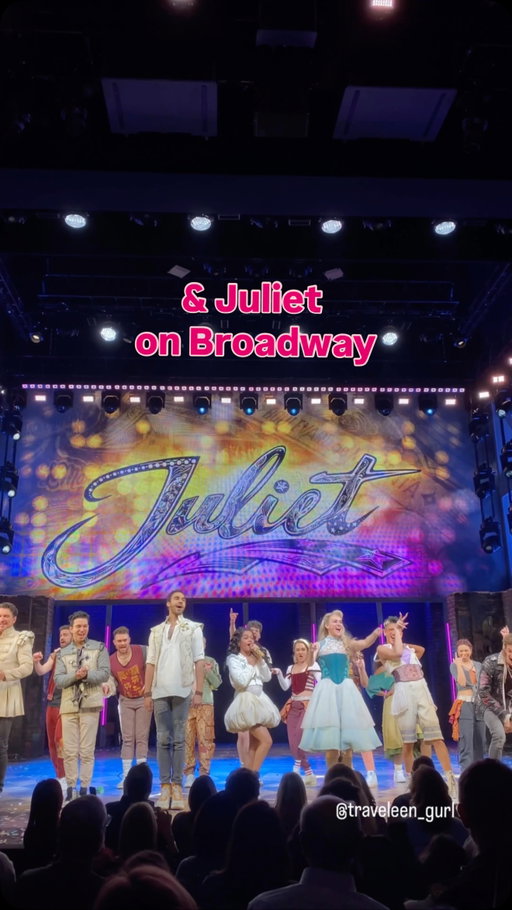 A little heartbreak, a lot of pop hits, and endless girl power 🎤💖 @andjulietbway completely stole my heart. It’s the ultimate feel-good Broadway show that’ll have you dancing in your seat! ✨

#traveleengurl #andjuliet #andjulietbway #broadway #timessquarenyc #timesquare #artsinsider #tai #theartsinsider