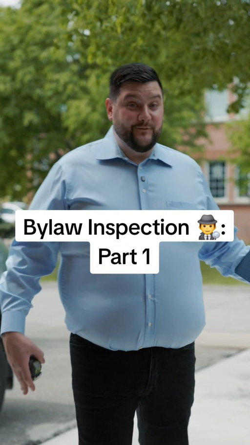 Better be careful bud, if that grass is too long, it's going in his notebook.

#MarcAnthony #Sketch #Bylaw #Bylawofficer #SketchComedy