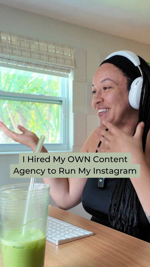 I am officially a client of my OWN agency.⁠
⁠
Yes, you read that right. 🤭⁠
⁠
For years, I've been the one creating my own content. Batching, filming, editing, strategizing, all of it.⁠
⁠
And honestly, I've always prioritized it because I know how important it is to create your own content before you ever delegate. But I've also built an agency to help people scale their content WITHOUT doing it all themselves.⁠
⁠
And yet, I was still doing everything myself. 😅⁠
⁠
So I made the decision to actually use my own service. Partially because I was neglecting my content... but because I finally decided to trust my team with something I've been holding onto.⁠
⁠
It's one thing to tell clients "you don't have to do this alone", and it's another thing to actually practice that yourself.⁠
⁠
I wanted to experience our client process firsthand for a few reasons:⁠
⁠
✨To see what our onboarding actually feels like from the other side⁠
✨ To understand where clients might feel nervous about handing over their content (trust me, I get it)⁠
✨ To find ways to keep improving the experience and use my own accounts as a testing ground⁠
⁠
And honestly, to prove to myself that I can let go of control without my content quality suffering.⁠
⁠
I'm really excited to continue seeing what my team is creating and to experience the process I've built for our clients. 🫶🏽⁠
⁠
Want to see the full first month as a @withshinestudio client? Watch the complete video on YouTube, link in bio! 🍵✨
