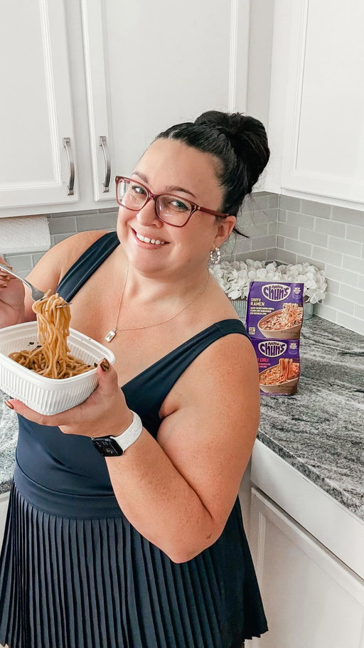 #AnnieChunsPartner Fall break chaos is real — laundry’s piled high, the kids are deep into their screens, and the dogs? Total maniacs. 😅 But in the middle of all that, I grabbed a quick moment for myself — lit a candle, added some chili flakes, and boom… total noodle joy. 🍜🔥 

I made the ANNIE CHUN’S® Teriyaki Noodle Bowl, and let me tell you — bold Asian flavors, ready in the microwave in under three minutes? Yes, please. 

You can find ANNIE CHUN’S® bowls at Walmart, Target, Ralph’s, Kroger, Albertsons, and most grocery stores (shelf-stable Asian aisle). Or grab your faves online — they ship right to your door! 

How do you like your noodles — spicy, savory, or both? 👀🍜 @anniechunsinc #EmbraceTheSlurp
