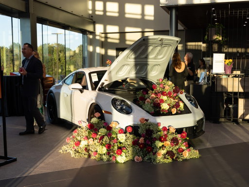 Heritage in Bloom 🌸🌹
An unforgettable evening celebrating the unveiling of the latest Porsche 911 alongside some of our top clients and members of the local PCA.

The night came to life through stunning floral installations created by our partners @ohhey.bouquet and @tiptonandhurst, each blooming beautifully from the frunks of our 911s. Guests enjoyed incredible food and drinks from @cypresssocial, featuring tamales and drinks, caprese and Aperol spritz pairings, while Bree Ogden filled the space with live country favorites.

The photo booth was buzzing, the Plinko prizes were a hit, and the energy throughout the night perfectly captured the spirit of Porsche—timeless, bold, and full of connection.