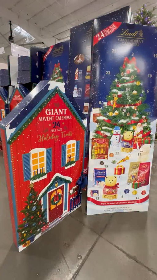 Make each day sweet with a giant advent calendar! Selection may vary by location.