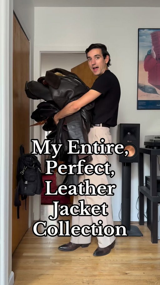 Let me know your favorite! Is it excessive? Yes. But do I love all my leather jackets? Also yes. Do I still want a couple more? You bet. 

#leatherjacket #fashion #fashiongram #closettour #leather #jackets #fallfashion #suede #leatherjackets #collection #ysl #gucci #armani #vintagearmani #secondhand #secondhandfashion #sustainablefashion #mensfashion #fallstyle #falljackets #biker #70sfashion #80sfashion #qualityclothing #quality #llbean #falloutfit #timelessfashion #menswear