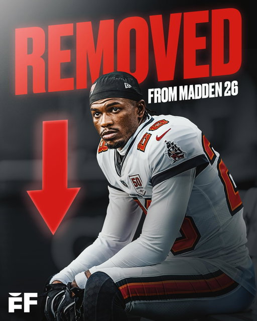 Free-agent rookie S Shilo Sanders has been REMOVED from Madden 26 🔻

Sanders was featured in the game when he played for the Buccaneers, but has since been removed.