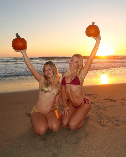 Fall looks a little different out here🎃🍁🌅🌻🍂