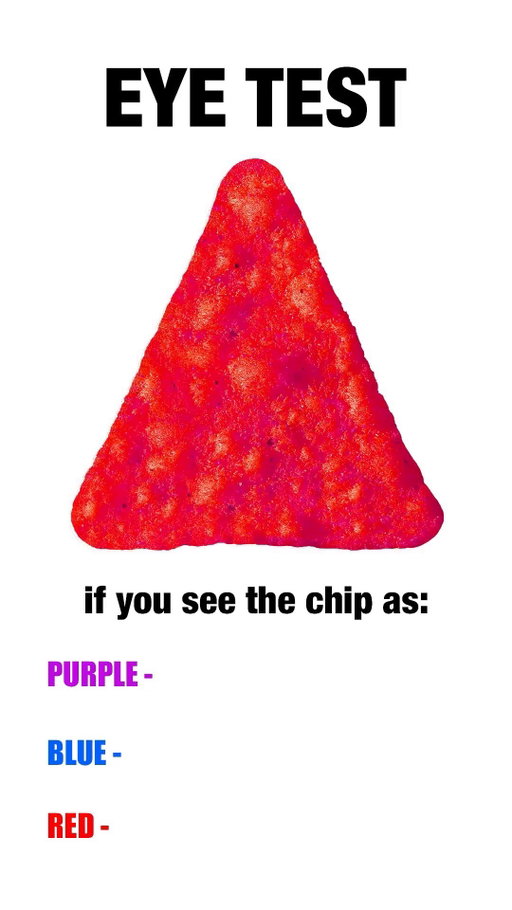 it’s always red for me
