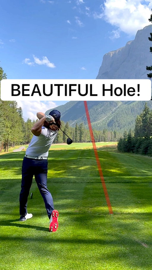 Hole 3 at Banff Springs Golf Club is one of the most beautiful holes I’ve played! 🔥🔥

The 2nd shot into this green is possibly the prettiest second shot in golf, with the Canadian Rockies & evergreen trees going up as far as the eye can see, and serving as an incredible backdrop 

Wish I could’ve played this hole a bit better, but pars are never that bad, especially when the views are this good ;) 

What do you think the prettiest hole in golf is? 

1st shot: Power fade ripped up the middle
2nd shot: Pw from 185 yards pulled left of the green 
3rd shot: Chip with the lob wedge to 15 feet
4th shot: Left the 15 footer for birdie short 
5th shot: Tap-in for par ⛳️