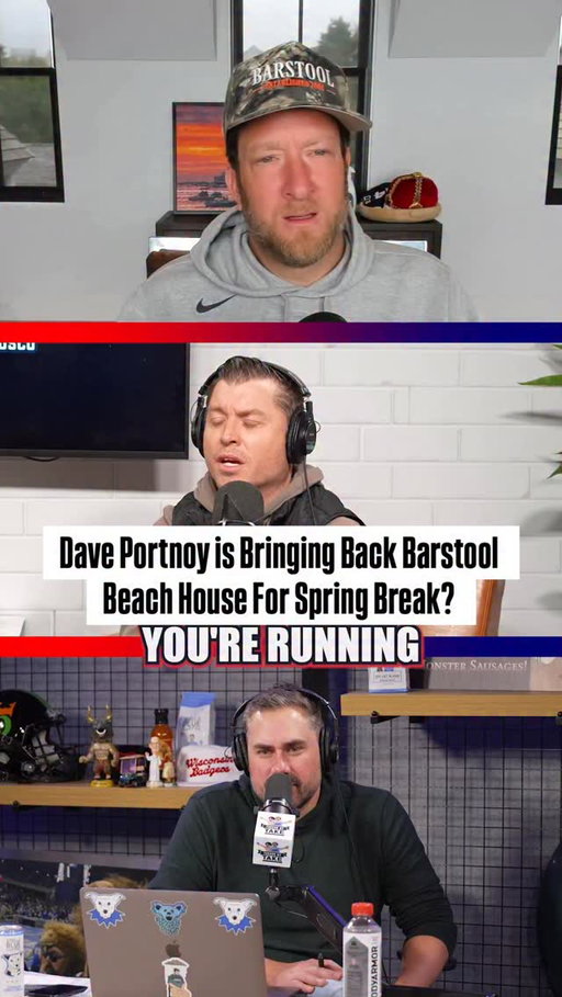 Barstool Spring Break House with Off the Meds @rico_bosco could be a wild scene @stoolpresidente @barstoolbigcat 

Watch an all new @barstoolpickem with LINK IN BIO