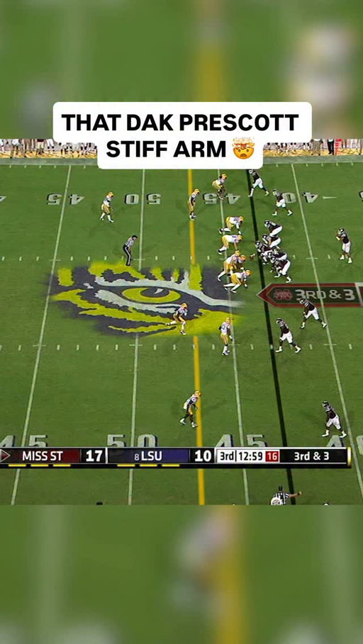That time Dak Prescott ran through the LSU defense 😮‍💨