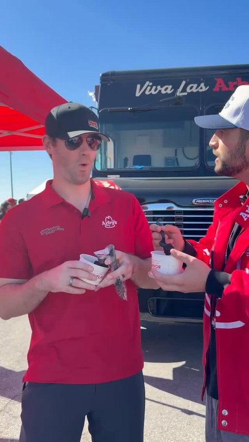 A #FeedBob Vegas style day in the life with the fine folks of @arbys A world class corporation that refuses to take their foot off the pedal. Steak nuggets to the moon. #arbyspartner @codyshaneware @rickwareracing