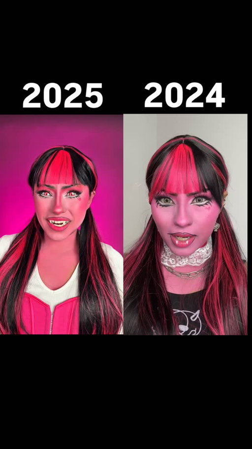 Hace 1 año este fue mi primer video de maquillaje que creció tan rápido. Quise recrearlo para ver mi progreso!!

#michmoon #monsterhigh #draculaura
#makeup #halloween
