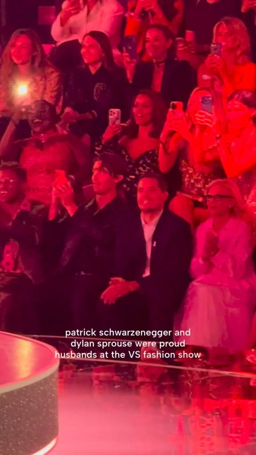 Just two golden retriever husbands watching their #VSAngel wives walk the #VictoriasSecretFashionShow runway.