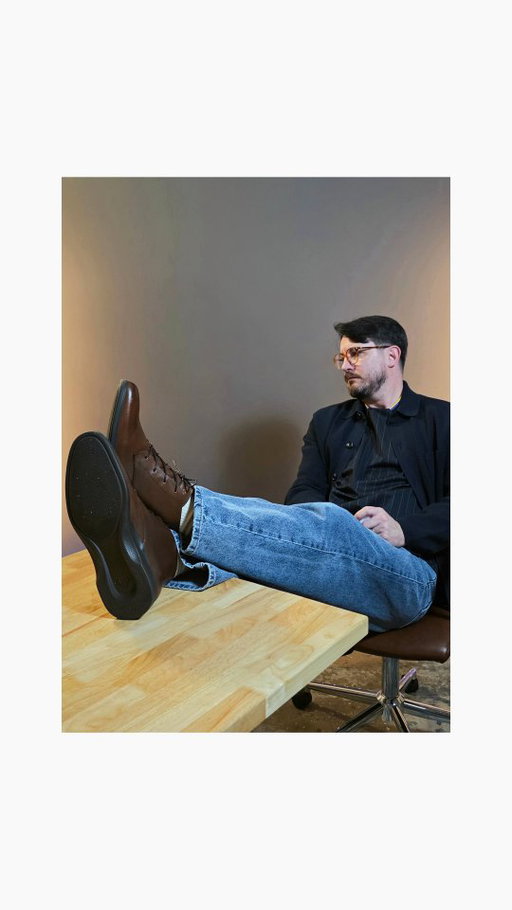 Ok... @amberjack have knocked it out of the park with these new chukka boots. A Grade full-grain leather and sheepskin lining. I've definitely found my new favourite autumn boot!