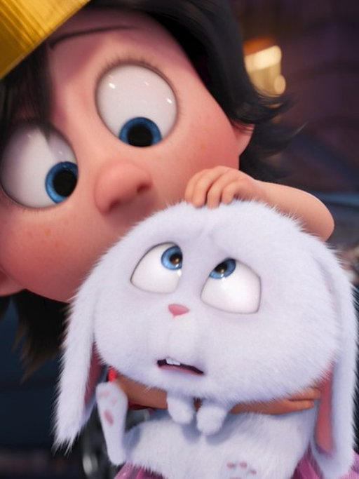 Kids will melt your heart every single time 🐰 #TheSecretLifeOfPets
