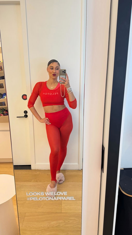 ✨The LIFE of a SHOWGIRL 💋 ✨

🔸 FIRST ride BACK after having a baby! 🦁 (for ONE ride only) I was genuinely grateful that our programming team reached out and welcomed me to come back for a special one-ride event during my maternity leave. I told them, if TS drops an album, I’m your girl! 

🔸 We hit 7100 LIVE riders on the leaderboard— and by 5am the next morning, there were 2200 more riding LIVE! 🤯 

🔸I was really NeRvOuS because I wanted to do the ride, the swifties, the @onepeloton team, and @taylorswift’s team proud. Not to mention, I just wanted to create the moments I’ve been missing since being on the bike 🙏🏽

🔸 A much NEEDED boost to my confidence, I decided to get my makeup done - thank you @lynseybuckelew for staying late to give me a SG beat! 💄

🔸I brought 3 outfits but, with the help of my wonderful producer @khozier1, we decided on SHEEEERRRR showgirl red! 💋

🔸 Before class, I wanted to create a special moment and needed to hop on the new Cross-Training Peloton Bike- my first time riding and teaching on it! This ride marked the start of many new adventures… Huge thanks to our production team and my Studio Producer @queurytriunfel for pulling together that amazing moment in Opalite right before doors opened! And my PA Preston for making sure I was spotlit-ready! 

🔸 I had just 3 minutes to pump up before class - definitely a rookie moment! 

🔸 The members' energy was incredible, and it pushed me to step up my game! I loved seeing all the true #swifties and everyone who came out to support me. 

🔸 #AndrewNoIG surprised me with a message that he and the boy were on their way to meet me after class- such love! 

✨what a NIGHT: We showed up, showed out - SHOWGIRL’ed! ✨

Thank you all so much! 💋