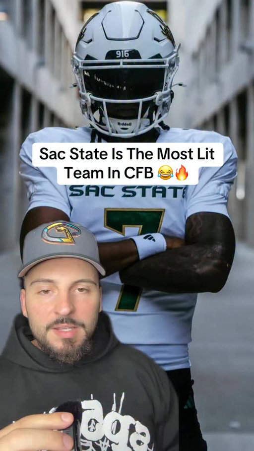 Sacramento State is the most LIT team in the country 😂🔥

#collegefootball #d1football #football