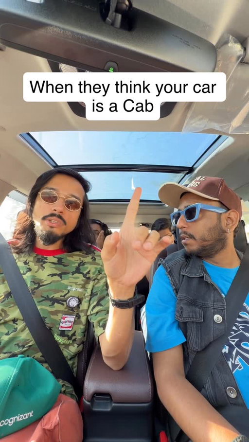 Ye car chalana jaan boojh k nahi seekhte!
