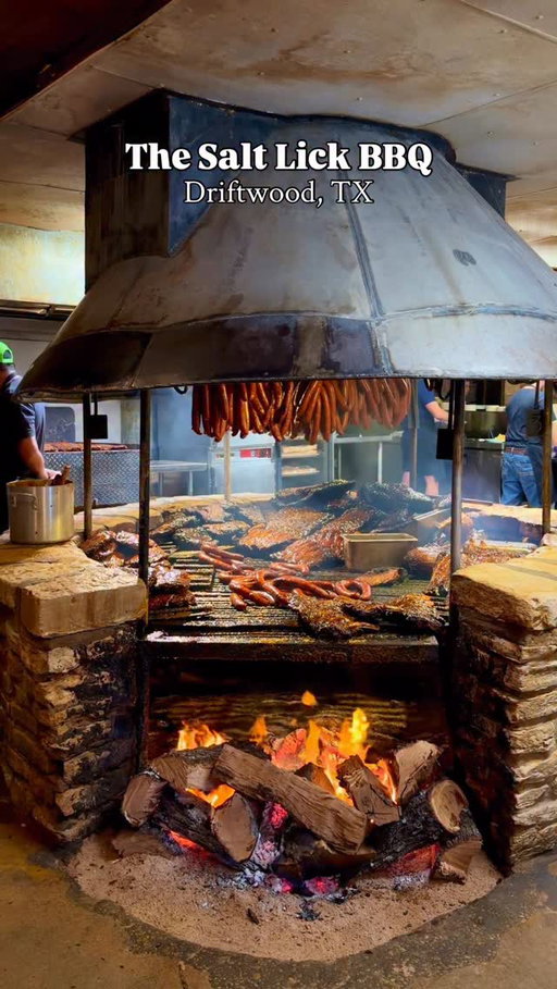 ✨ Texas BBQ ✨ @saltlickbbq is Texas barbecue history served with a side of charm. 🔥
 
Since 1967, the Roberts family has been slow-cooking brisket, sausage, and ribs over open oak pits using a legendary sauce that has no tomato — so it caramelizes perfectly over the fire. Their original hand-built pit is still in use today!

You can enjoy all-you-can-eat BBQ (brisket, pork ribs, sausage + classic sides) for around $33.95 per person, available for both lunch and dinner at their Driftwood and Round Rock locations.

It’s BYOB — or you can walk next door to @saltlickcellars to grab a glass of wine or a local beer before you feast. 🍷🍺

📍 @saltlickbbq | Driftwood, TX

#saltlickbbq #bbq #texasbbq #texas #texastodo #texasbucketlist #texaseats #texasfoodie #texasblogger #visittexas #exploretexas