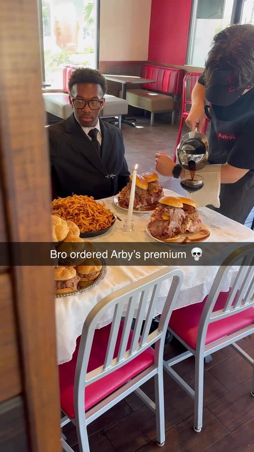A very dialed approach. 

#arbys #arbyspartner #arbysmemes #fanpage #unc #chopped